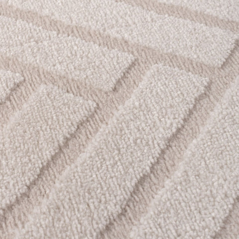 Tapis crème à chevrons Loft