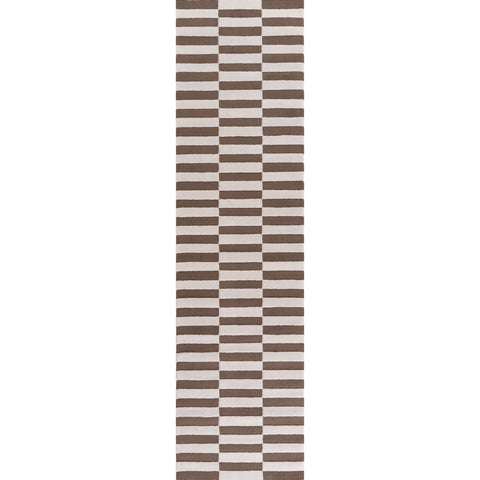 Loft Striped Brown Rug