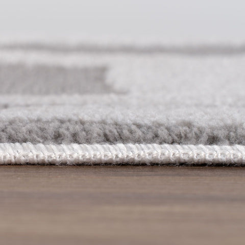 Loft Abstract Grey Rug