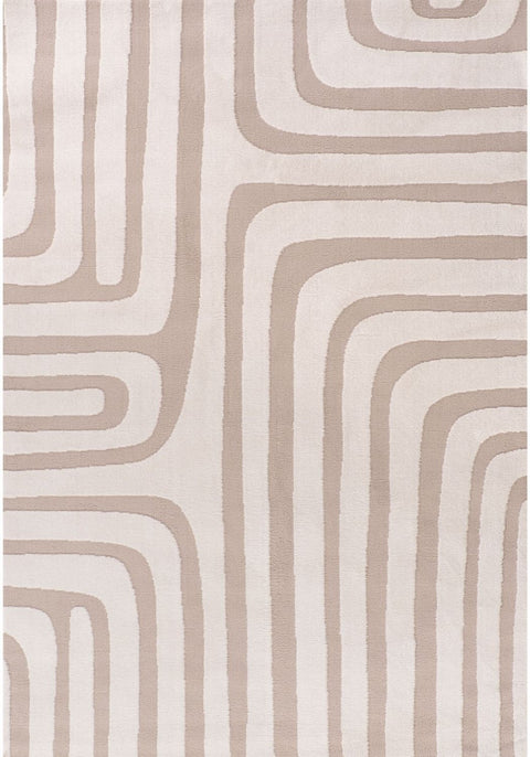 Loft Geometric Beige Rug