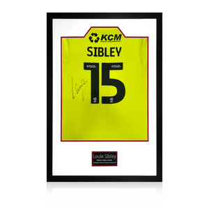 Louie Sibley Match-Worn & Signed Rotherham United Shirt Premium Frame