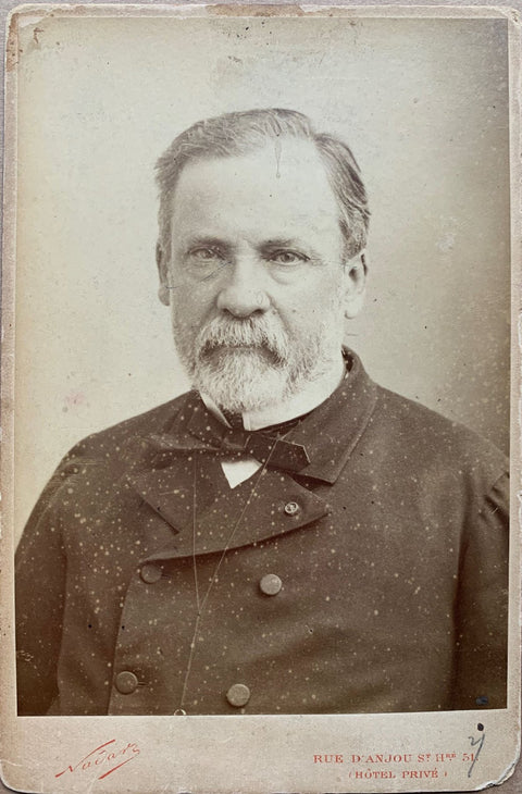 Louis PASTEUR - Photo originale de Pasteur par Nadar - 1878