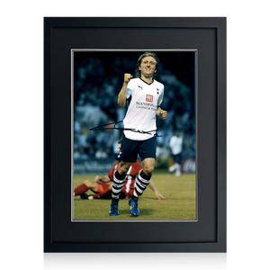 Luka Modric Signed Tottenham Hotspur Image Compact Frame