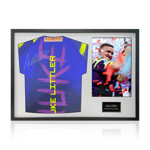 Luke Littler Signed 25/26 Shirt Classic Frame.