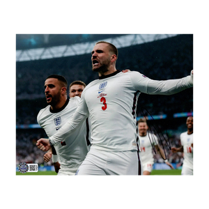 Luke Shaw Signed England 10x8 Image