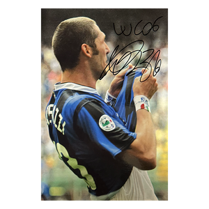 Marco Materazzi Signed Italy 12x8 Image 3