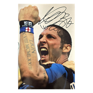 Marco Materazzi Signed Italy 12x8 Image 4