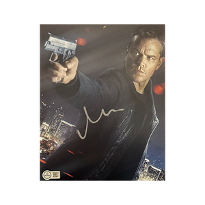 Matt Damon Signed Jason Bourne 10x8 Image 3 (AFTAL Authenticated)