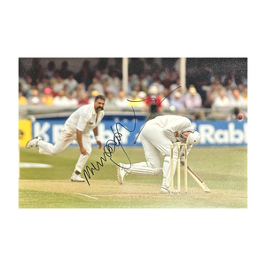 Merv Hughes Signed 12x8 Image #1