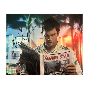 Michael C. Hall Signed Dexter 10x8 Image 2 (AFTAL Authenticated)