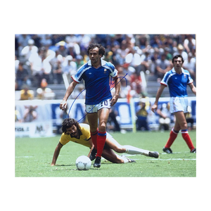 Michel Platini Signed France 10x8 Photo 3