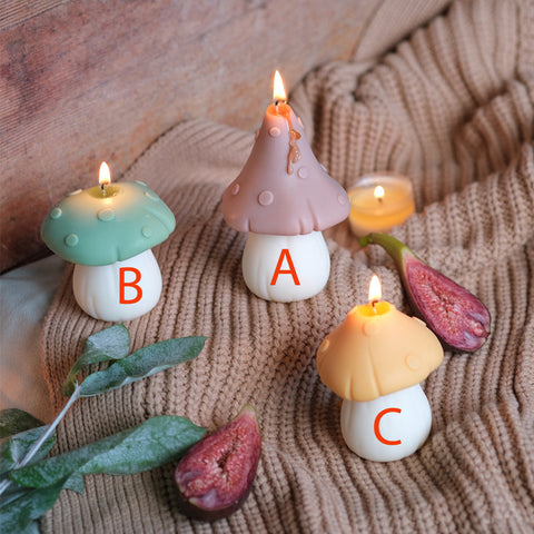 Mushroom Shaped Candles