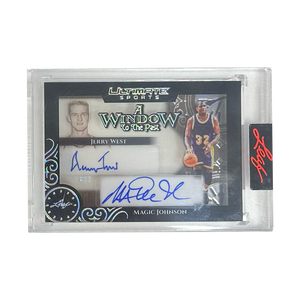Leaf A Window To The Past Jerry West & Magic Johnson 4/8