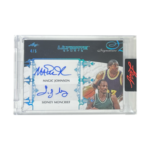 Leaf Ultimate Sports Magic Johnson & Sidney Moncrief 4/5