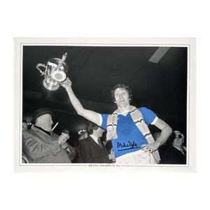 Mike Doyle Signed Manchester City 16x12