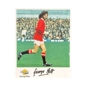 George Best Signed Manchester United 10x8