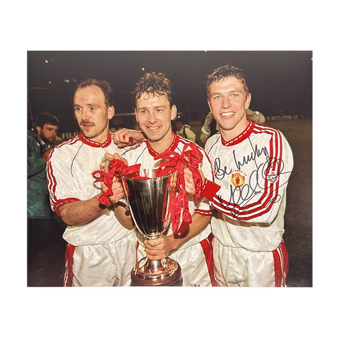 Lee Sharpe Signed Manchester United 12x10 #4