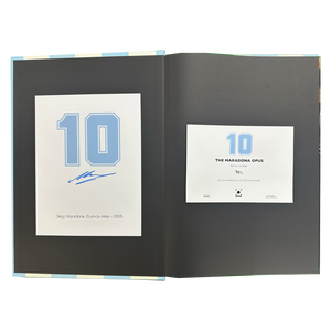 Diego Maradona Signed Limited Edition Opus Book