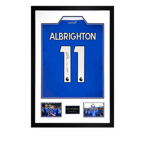 Marc Albrighton Signed Leicester City Premium Frame