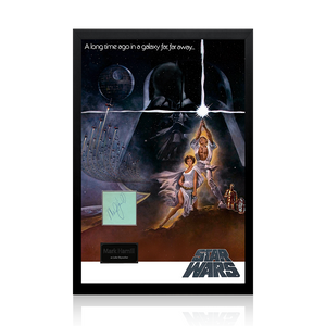 Mark Hamill Signed Star Wars Display (ACOA)