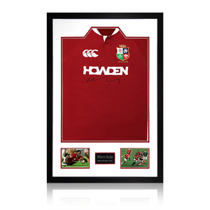 Maro Itoje Signed British & Irish Lions 2025 Shirt Premium Frame