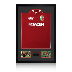 Maro Itoje Signed British & Irish Lions 2025 Shirt Premium Frame