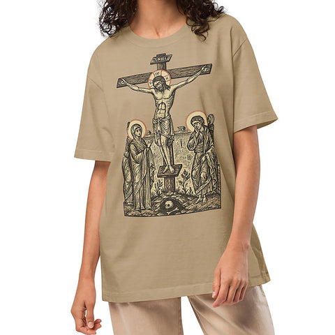 Christ on the Cross – Byzantine Style - Women’s T-Shirt