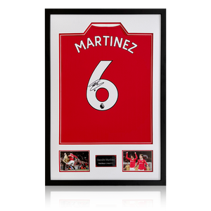Lisandro Martínez Signed Manchester United Premium Frame