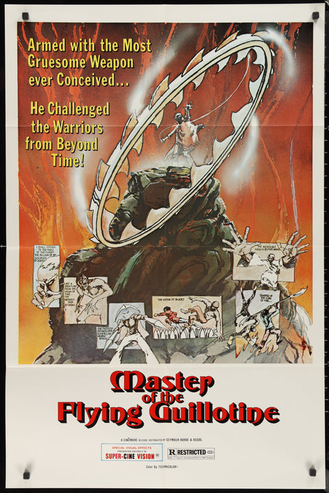 Master Of The Flying Guillotine (1977) Original US One Sheet Movie Poster