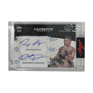 Leaf Ultimate Sports Max Holloway & Demetrious Johnson 3/4