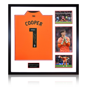 Michael Cooper Signed Sheffield United 24/25 Shirt Elite Frame