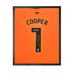 Michael Cooper Signed Sheffield United 24/25 Shirt Compact Display