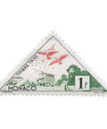 Monaco Stamp 1954 1 Monegasque franc Homing pigeons