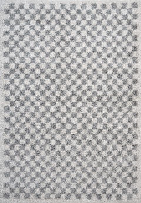 Moodi Shaggy Grey Mulberry Rug