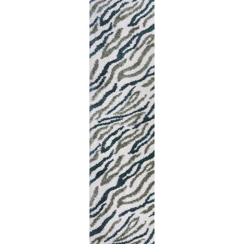Moodi Shaggy Green Nyra Rug