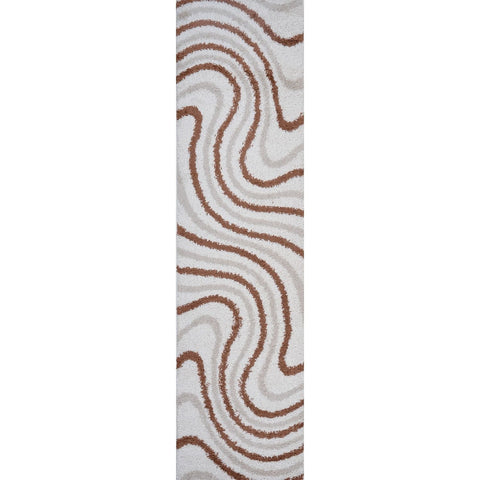 Moodi Shaggy Cream/Terra Sunhaze Rug