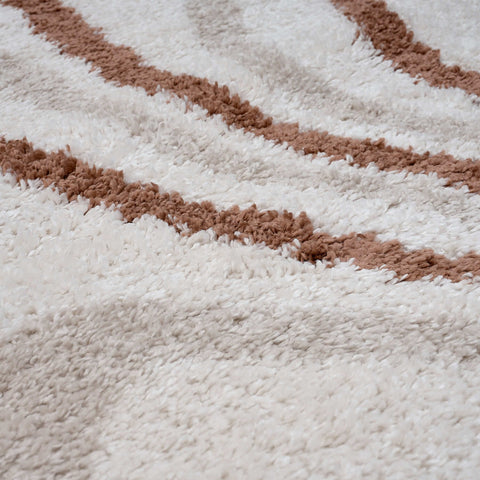 Moodi Shaggy Cream/Terra Sunhaze Rug