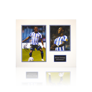 Moses Odubajo Sheffield Wednesday Signed Deluxe Mount Display