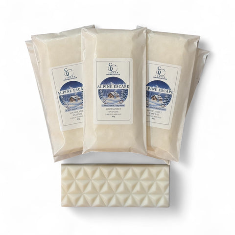 Mrs Hinch Alpine Escape Soy Wax Melt Snap Bar 40g by Soulful Candles – Winter Scent, Vegan, Handmade, UK