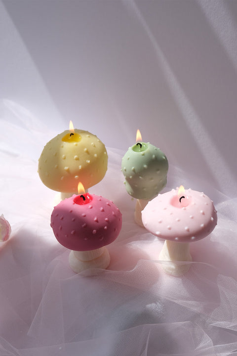 Mushroom Shaped Candles