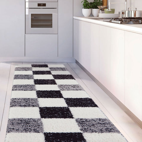 Myshaggy Geometrischer Grauer Teppich