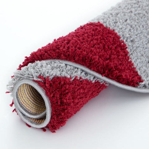 Tapis géométrique rouge Myshaggy