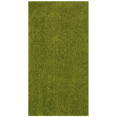 Tapis vert uni doux