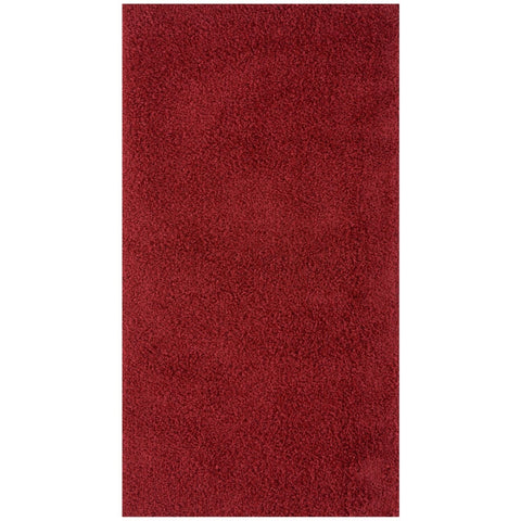 Myshaggy Solid Red Rug