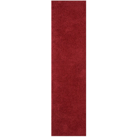 Myshaggy Solid Red Rug