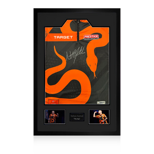 Nathan Aspinall Signed Match Issue Netherlands Shirt Premium Frame
