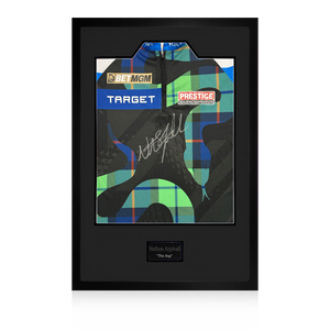 Nathan Aspinall Signed Match Issue Scotland Shirt Premium Frame