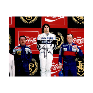 Nelson Piquet Signed 10x8 Image