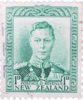 New Zealand 1938 King George VI 1 d - New Zealand penny Stamp
