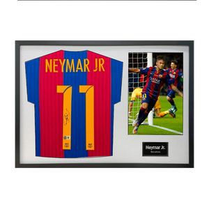 Neymar Jr Signed FC Barcelona Shirt Classic Frame